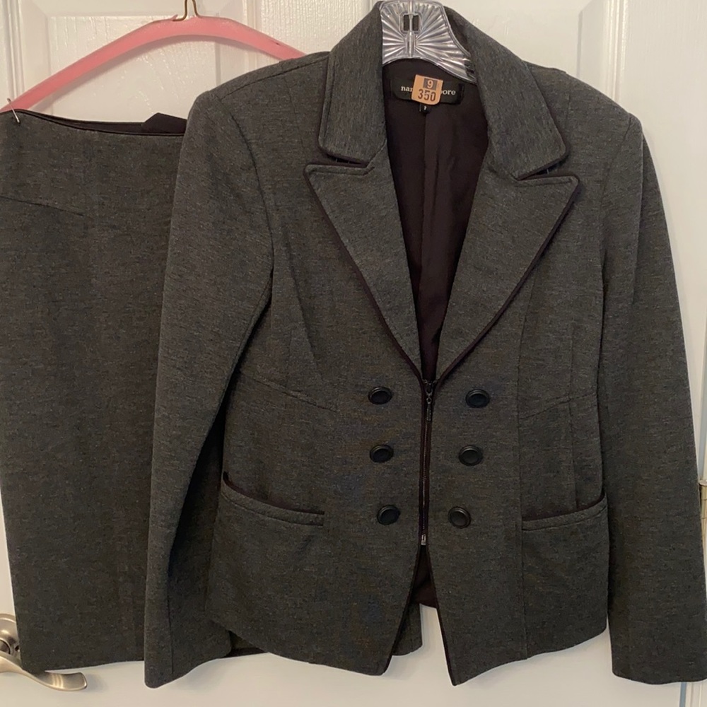 Nanette Lepore jacket and skirt.